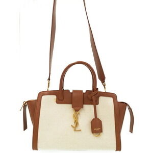 Saint Laurent Downtown YSL leather top handle 2way Crossbody bag